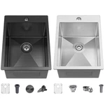 18 Gauge Stainless Steel Small Kitchen Bar Sink Drop Topmount 15X20 Inch. Fixed Price $118.99.