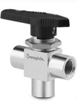 Whitey Swagelok SS-44XF4 34 316 Stainless 3-WAY Ball Valve. Fixed Price $249.95.