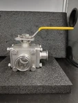 Top Line TF1 CF8M Flo Manual 3 Way Multi Port Sanitary Valve. Fixed Price $284.81.