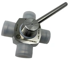 Lot Of Salvi 18-1012-57 Sanitary Fitting Valve 4-WAY 4-PORT ID10-TC25. Fixed Price $319.79.