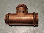 Viega 1-1/4" Propress Copper Tee New. Fixed Price $22.00.