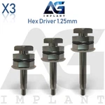 3 Hex 1.25MM Manual Screwdriver For Prosthetic Tool. Fixed Price $53.00.