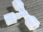5 New Entegris Fluoroware Galtek UT4N 1/4" Integral Ferrule Tee Union Fitting. Fixed Price $249.00.