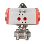 1/2" Npt Three-piece Pneumatic Ball Female Ptfe Executed Valves SS304. Fixed Price $57.00.