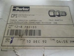 Lot Of 4 Parker 12-8 Fbz-ss Cpi Male Adapter Nsmp. Fixed Price $120.00.