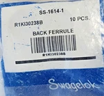 Swagelok SS-1614-1, SS16141 Back Ferrule 1'' Tube. Fixed Price $74.95.