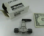 New Parker Cpi Toggle Valves 316 Stainless 1/4" Od Tube Compression, 4Z-V4LQ-SSP. Fixed Price $59.95.