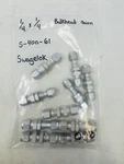Swagelok S-400-61 Steel 1/4" X Bulkhead Union Tube Fitting Pack Of 10. Fixed Price $79.84.