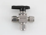 Ball Valve 40 Series, 3 Way, Swagelok/whitey, SS-42XS4, 1/4 Od, Stainless Steel. Fixed Price $38.00.