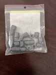 Lot Of 20 Parker Bz-ss Nut, Tube Fitting, 1/8" Od. Fixed Price $22.00.