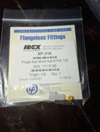 Idex XP-318 1/4-28 Flangeless Flat Short Etfe 1/8 Lot Of 5. Fixed Price $30.00.