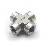 Hfs(r) 1/2" Npt Female Thread Pipe Fitting Way Cross Stainless Steel 304. Fixed Price $23.74.