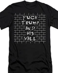 Anti Trump And His Wall Funny Pink Floyd Shirt Tee. Fixed Price $13.49.