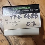 5 Cajon Swagelok Stainless Steel O-ring Face Seal Tee, 1/4", SS-4-VCO-T. Fixed Price $22.00.