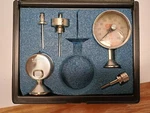 Stainless Steel 2.5" Dial Sanitary Pressure Gauge Glycerin Chicago Set. Fixed Price $95.00.