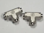 Cajon Swagelok Stainless Steel Socket Weld Union Tee, 1/8" Tube, SS-2-TSW-3. Fixed Price $16.89.