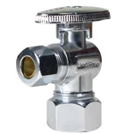 100 Pack Xfitting 5/8" 3/8" Od Comp. Angle Stop Valve, 1/4 Turn, Lead Free. Fixed Price $330.99.