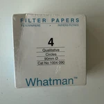 Whatman Filter Paper Qualitative Circles 110MM 1004-110 *sealed Box*. Fixed Price $15.00.