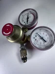 Vintage Bernzomatic Acetylene Gas Regulator Dual Usg Gauges- Brass Body. Fixed Price $38.00.