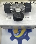 Parker 12-12-12 Jbz-ss 3/4" Cpi 316SS Union Tee. Fixed Price $45.00.
