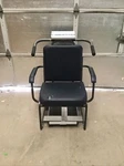Used Befour Model MX308 Column Scale Handrail Bmi 750LBS W/ Chair. Fixed Price $1000.00.
