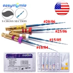 4PCEASYINSMILE Endo Rotary Files Dental Root Canal Niti X-two Cross 25MM. Fixed Price $15.99.
