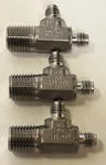 Ham-let 1/4 Male Npt X 1/8 Tube Run Tees 316SS. Fixed Price $25.00.