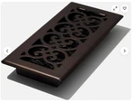 Steel Floor Register 4X13.5" Rubbed Bronze Drop-in Vent Cover Easy Install. Fixed Price $14.99.