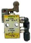 Festo R-3-M5 0.95-8 Bar Mechanical Roller Lever Valve. Fixed Price $29.99.