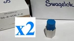 X2 New SS-8-VCR-7-8 Swagelok Female Fitting, 1/2 Fnpt. Fixed Price $74.95.