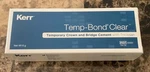 Kerr Dental 33351 Tempbond Clear Temporary Cement Triclosan Automix Syringe. Fixed Price $59.99.