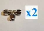 X2 New Parker 6ET6-316 Union Tee 3/8IN Tube Stainless 2PCS Fitting. Fixed Price $49.95.