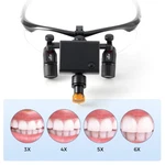 2.5.0X-6.0X Dental Medical Surgical Ergo Binocular Loupes /5W Led Head Light. Fixed Price $131.99.