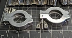 (2) Dn 20-25 Iso-kf Aluminum Clamping Rings Pfeiffer Vacuum 110BSR025 New A6B4. Fixed Price $12.50.