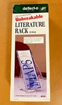 Deflect-o Clear Stand-tall Wall Mount Or Desktop Brochure Literature Rack Holder. Fixed Price $9.95.