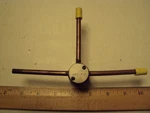Hoke Monel Valve, Bellows Sealed, 4581Q4M, 3 Way, 1/4 Copper Tube In-out. Fixed Price $100.00.