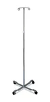Medline Leg Iv Poles Stand, 2 Hook, Caster, Chrome, 47 To 85" Adjustable Hei. Fixed Price $28.69.