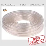 Clear Flexible Tubing 1/16" Inside Dia 1/8" Outside 50 Feet Roll Tygon Pvc. Fixed Price $32.37.
