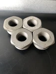 Lot Of 4-ANVIL 2" 1" Mnpt Fnpt Forged Steel Hex Bushing Class 6000. Fixed Price $50.00.
