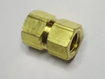 Cajon Swagelok Brass Pipe Fitting, Hex Coupling, 1/4 In. Female Npt, B-4-HCG. Fixed Price $8.49.