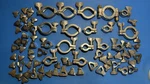 Stainless Steel Sanitary Tri Lot 17 Clamps + 64 Wing Nuts Parts Hardware. Fixed Price $109.00.
