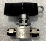 Swagelok Stainless Steel Ball Valve 1.4 Cv, 1/4" Od Tube, SS-43S4-LL. Fixed Price $125.00.