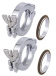 Kurt J. Lesker (10 Pack) Aluminum Centering W/ Viton O-rings. Fixed Price $60.00.