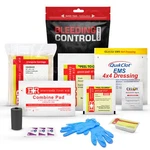 Bleeding Control Zip Pack With Quikclot, Celox, Gauze Pads, Triangular Bandag.... Fixed Price $31.39.