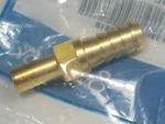 1- Swagelok Brass Hose Adapter, 3/8" Id X Od Tube, B-6-HC-A-601. Fixed Price $14.89.
