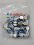 Pack Of X5 Superlok Stainless Tube Union Elbow 1/2 In. Od (SUE-8-S316). Fixed Price $115.00.