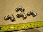 Lot Of 4 Swagelok SS-200-8-2, 316SS Elbow 1/8" Tube X Fnpt. Fixed Price $54.95.