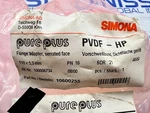 Simona Ag Pvdf-hp Flange Adapter Serrated Face 110 X 5,3MM 1060025. Fixed Price $52.49.