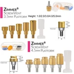 Us Locator Tapered Abutment For Zimmer Screw Vent 3.5/4.5MM & Male Cap Inserts. Fixed Price $219.99.