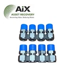 Lot Of (8) Swagelok 1/2 Tube X -8AN Stainless Steel Adapter 37 Flare. Fixed Price $187.49.